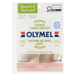 Olymel Original Cooked Turkey Breast 150 g, $5.19/100g