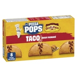Pillsbury Pizza Pops Old El Paso Saveur de taco Boeuf fromagé 760 g, 1,18 $/100g