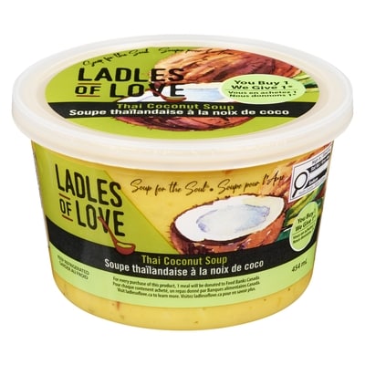 Ladles of Love Thai Coconut Soup 473 ml, $0.95/100ml