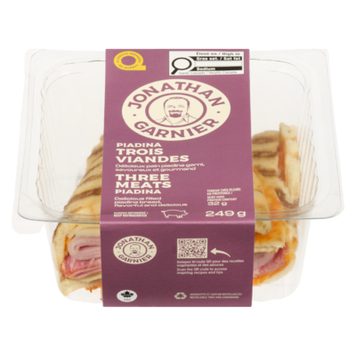 Jonathan Garnier Three Meats Piadina 249 g, $2.41/100g