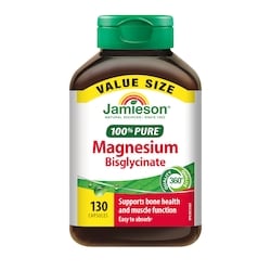 Jamieson Magnesium Bisglycinate 130 ea, $0.15/1ea