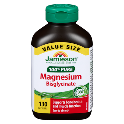Jamieson Magnesium Bisglycinate 130 ea, $0.25/1ea