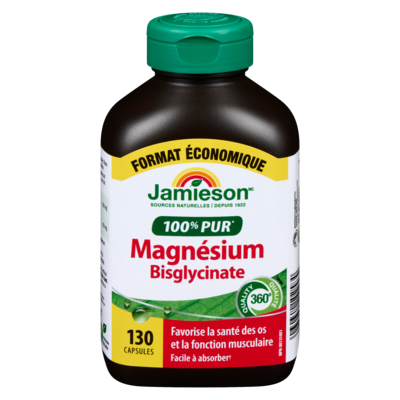 Jamieson Bisglycinate de magnésium 130 ea, 0,25 $/1ch
