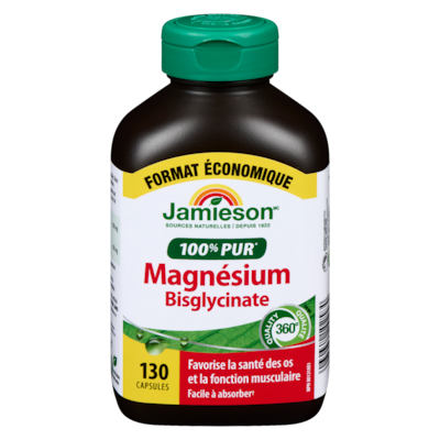 Jamieson Bisglycinate de magnésium 130 ea, 0,25 $/1ch