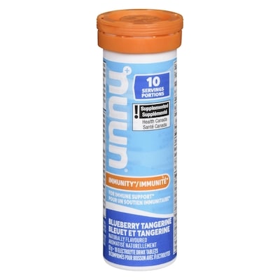Nuun Immunity Blueberry Tangerine 10 ea, $1.20/1ea