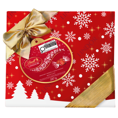 Lindt LINDOR Milk Chocolate Truffles Gift Box 287 g, $8.71/100g