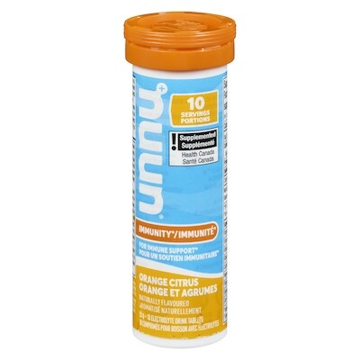Nuun Immunité orange et agrumes 10 ea, 1,20 $/1ch