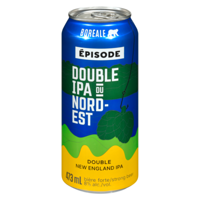 Boréale Bière forte double ipa du nord-est (Pièce d’identité requise au moment du ramassage) 473 ml, 1,05 $/100ml
