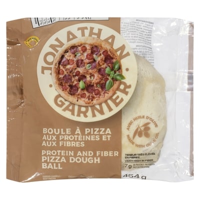 Jonathan Garnier Boule à pizza aux protéines et aux fibres 454 g, 0,88 $/100g