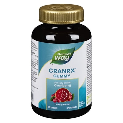 Nature's Way Cranrx Gummy Natural Cranberry Flavour 60 ea, $0.57/1ea