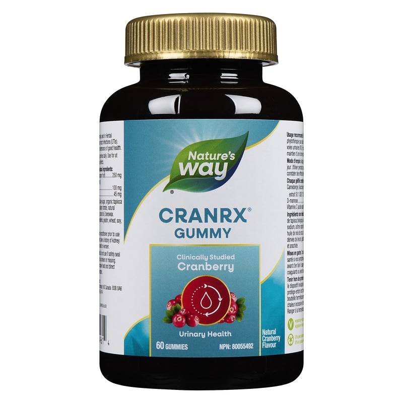 Cranrx Gummy Natural Cranberry Flavour