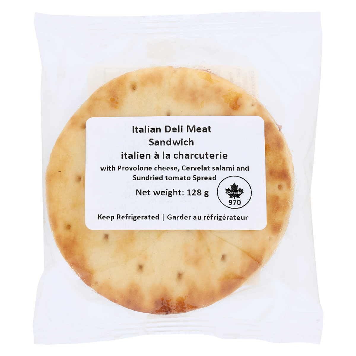 null Italian Deli Meat Sandwich 128 g, $4.69/100g