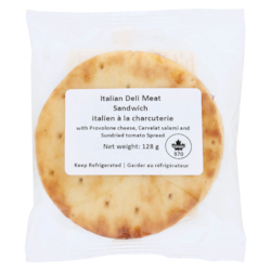 null Italian Deli Meat Sandwich 128 g, $4.69/100g