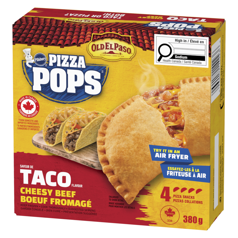 Pizza Snacks Taco Flavour Cheesy Beef