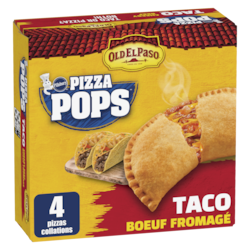 Pillsbury Pizzas collations saveur de taco bœuf fromagé 380 g, 0,79 $/100g