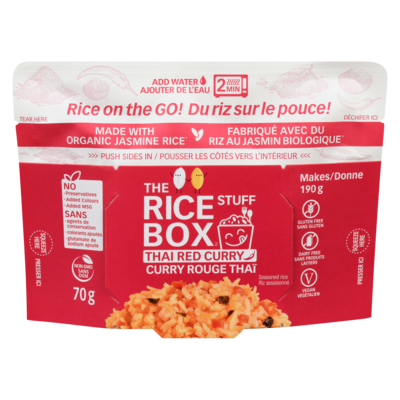 Floating Leaf Seasoned Rice Thai Red Curry 70 g, $6.13/100g