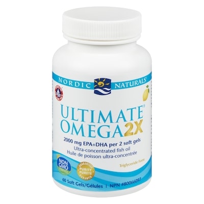 Nordic Naturals Ultimate Omega 2x 60 ea, $1.53/1ea