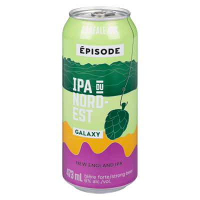 Boréale Bière forte ipa ou nord-est galaxy (Pièce d’identité requise au moment du ramassage) 473 ml, 1,06 $/100ml