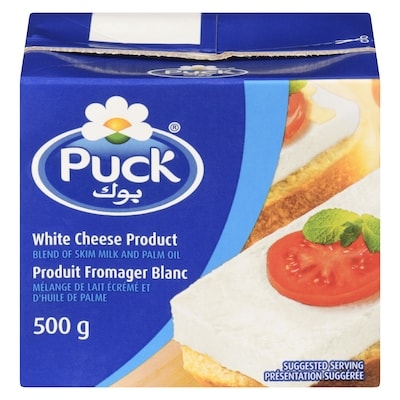 Puck White Cheese Product 500 g, $1.80/100g
