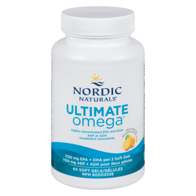 Nordic Naturals Ultimate omega 60 ea, 0,73 $/1ch
