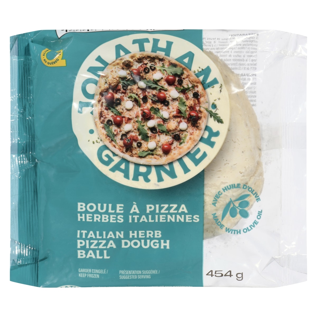 Jonathan Garnier Italian Herb Pizza Dough Ball 454 g, $0.66/100g