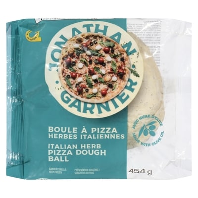 Jonathan Garnier Boule à pizza herbes italiennes 454 g, 0,55 $/100g