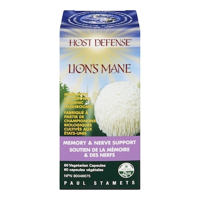 Host Defense Lion's Mane Capsules, 60 Count 60 ea, $1.00/1ea