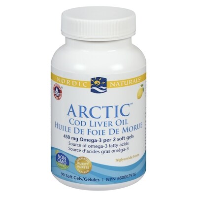 Nordic Naturals Huile de foie de morue 90 ea, 0,51 $/1ch