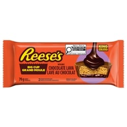 Reese’s big cup avec lave au chocolat 79 g, 3,78 $/100g