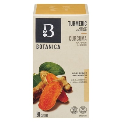 Botanica Turmeric Liquid Capsule 120 ea, $0.71/1ea