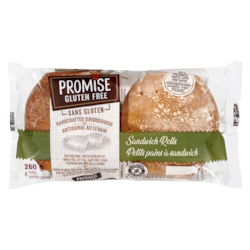 Promise Gluten Free Handcrafted Sourdough Sandwich Rolls 260 g, $3.27/100g