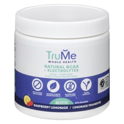 TRUME Natural Bcaa + Electrolytes Raspberry Lemonade 210 g, $16.66/100g