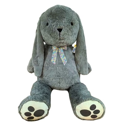  Peluche lapin de pâques géant, gris 1 ea, 50,00 $/1ch