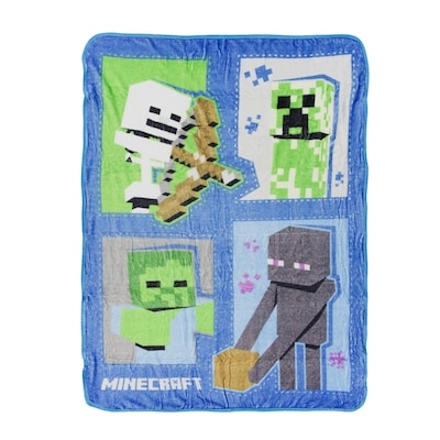 MINECRAFT Icons- Fleece Throw 1 ea, $25.00/1ea