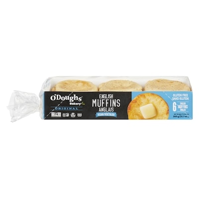 ODoughs English Muffins Original 360 g, $2.50/100g