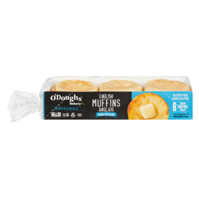 O’Dough’s Muffins anglais original 360 g, 1,94 $/100g