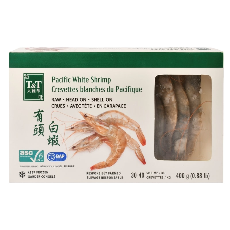 Raw Pacific White Shrimp