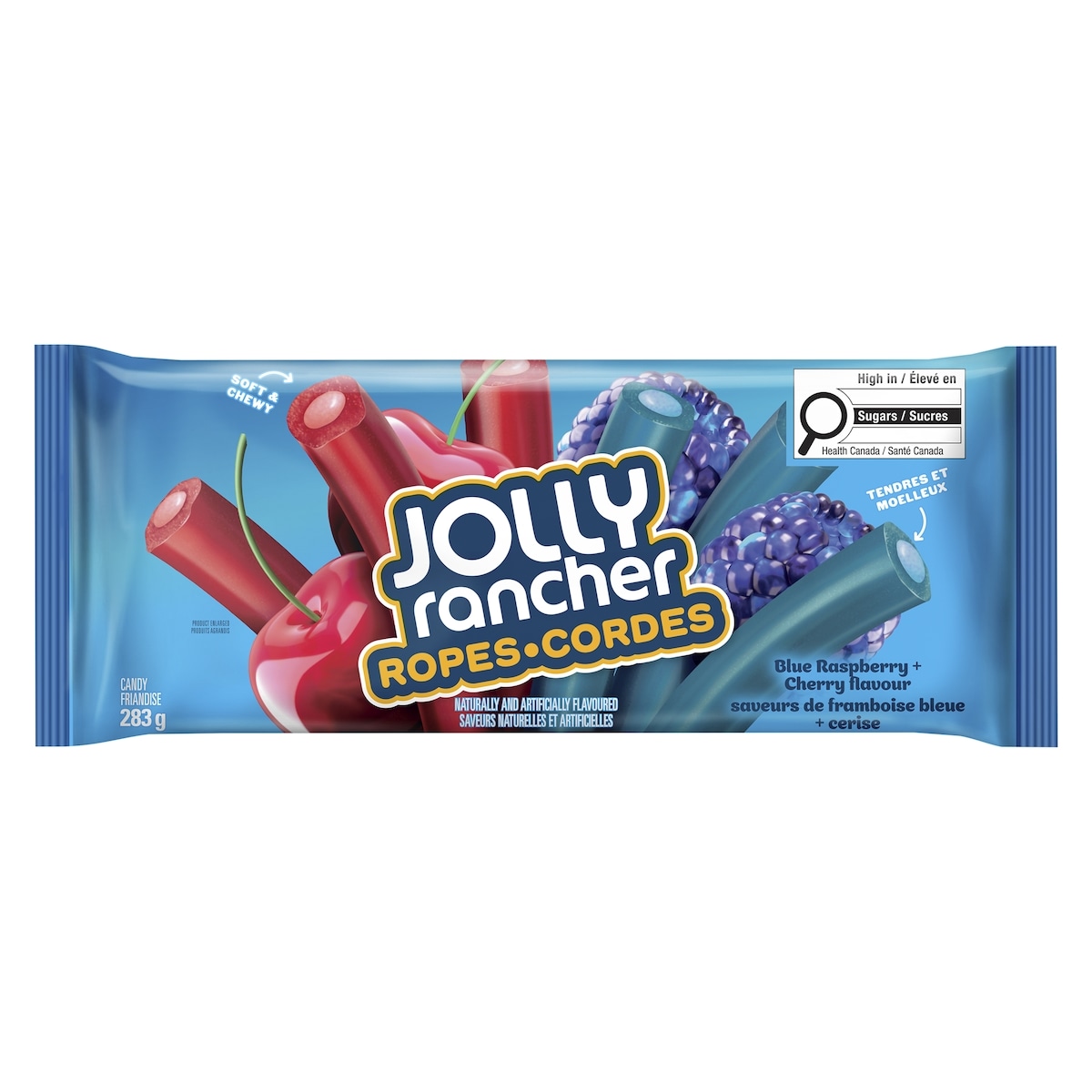 JOLLY RANCHER Candy Ropes Blue Raspberry + Cherry Flavour 283 g, $2.12/100g