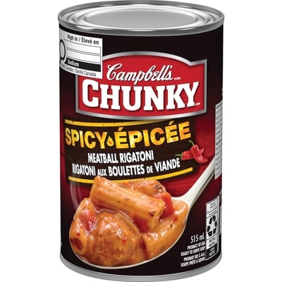 Campbell's Ready To Serve Soup Spicy Meatball Rigatoni 515 ml, $0.58/100ml