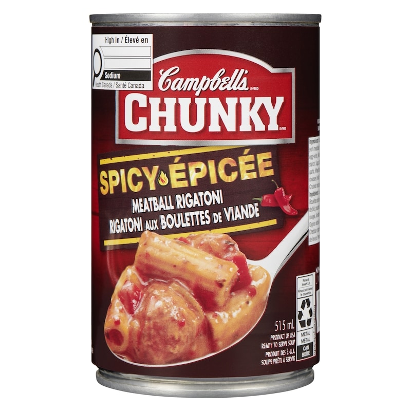 Ready To Serve Soup Spicy Meatball Rigatoni