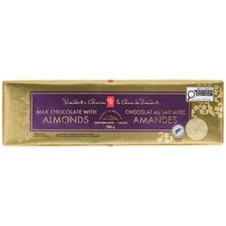 le Choix du Président Tablette de chocolat au lait avec amandes 300 g, 3,00 $/100g
