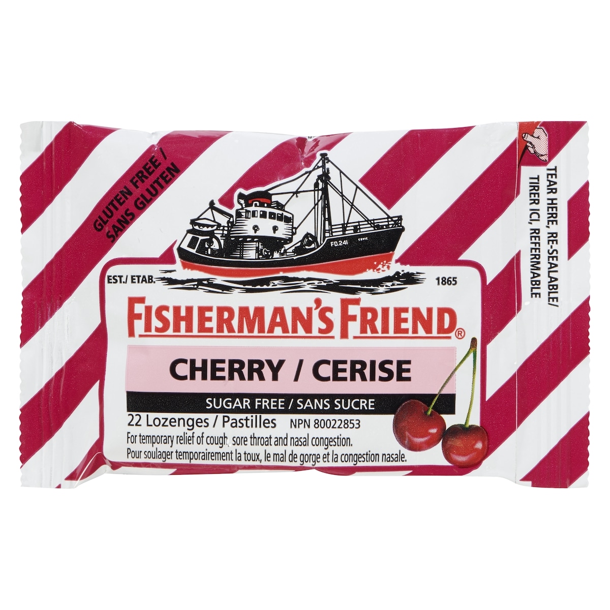 Fisherman's Friend Lozenges Cherry Sugar Free 22 ea, $0.14/1ea