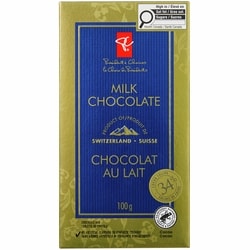President's Choice Milk Chocolate Bar 100 g, $4.00/100g