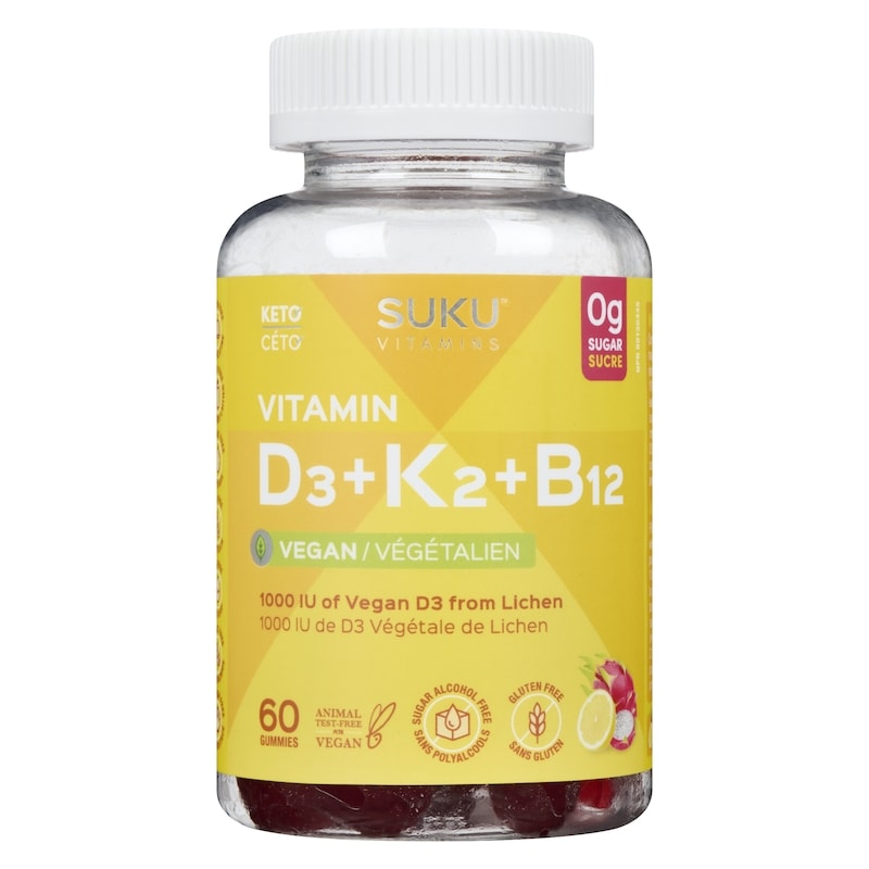 Vitamin D3 + K2 + B12