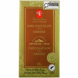 le Choix du Président Tablette de chocolat noir avec orange 100 g, 4,29 $/100g