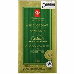 le Choix du Président Tablette de chocolat au lait avec noisettes 100 g, 4,29 $/100g