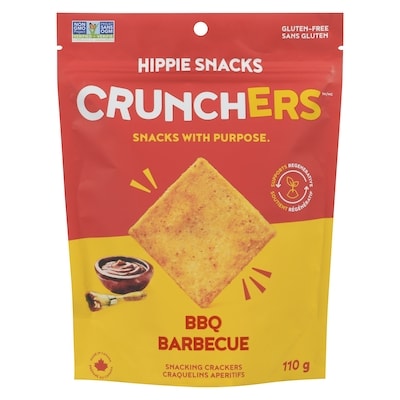 Hippie Snacks Craquelins aperitifs barbecue 110 g, 6,26 $/100g