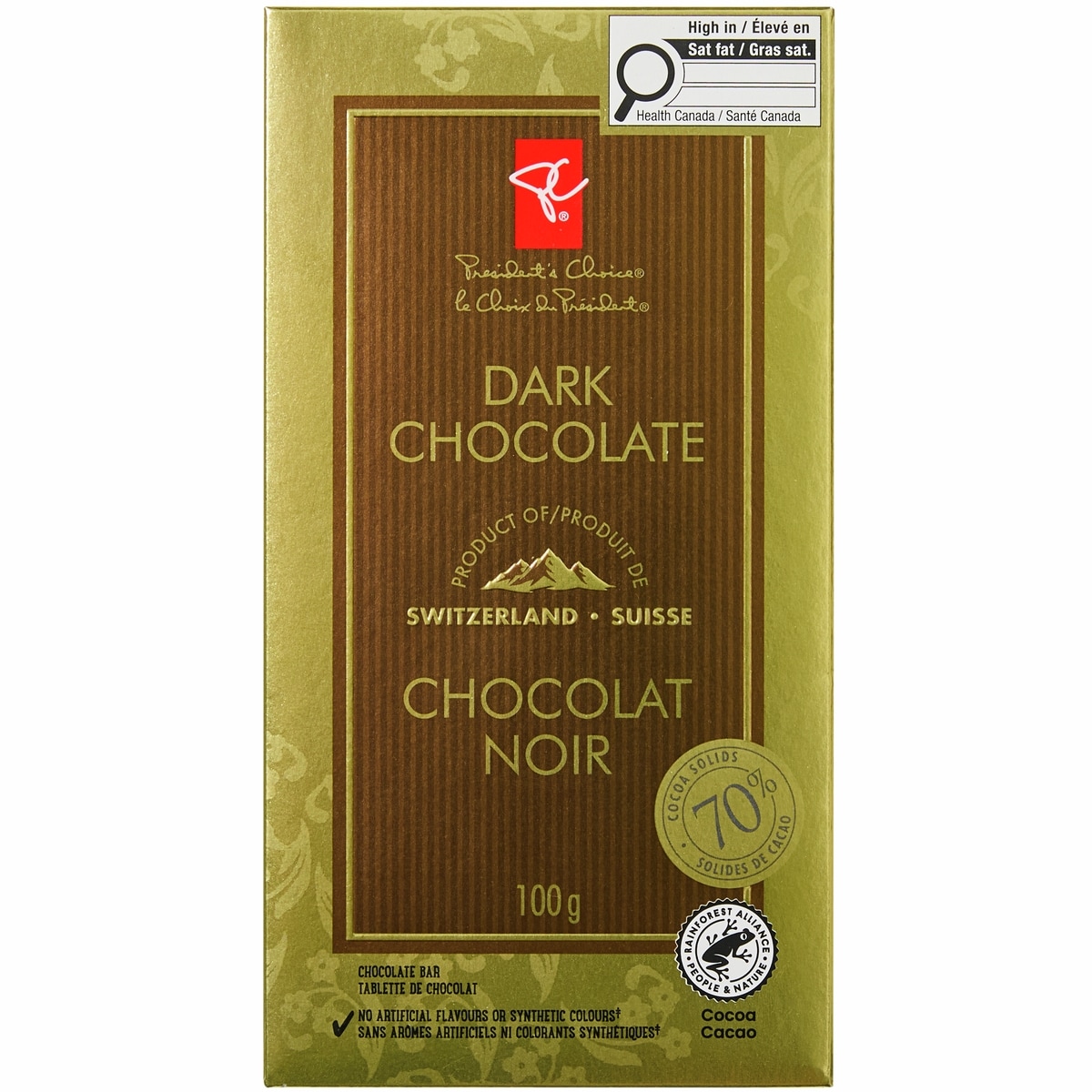 President's Choice Dark Chocolate Bar