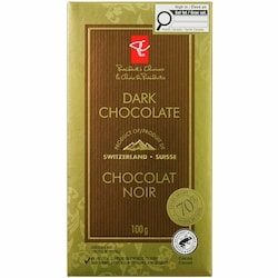 President's Choice Dark Chocolate Bar 100 g, $4.00/100g