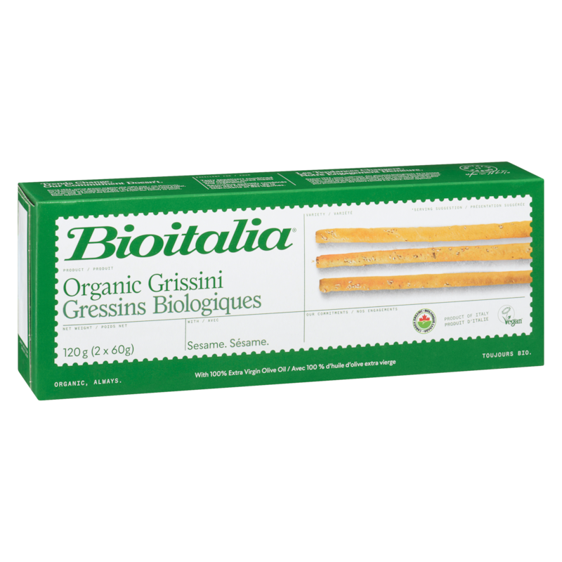 Organic Grissini With Sesame
